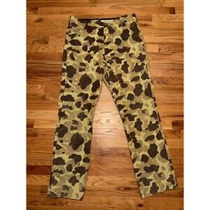 VINTAGE CABELAS GORE-TEX LINED CAMOUFLAGE HUNTING PANTS MENS SIZE 38 REGULAR